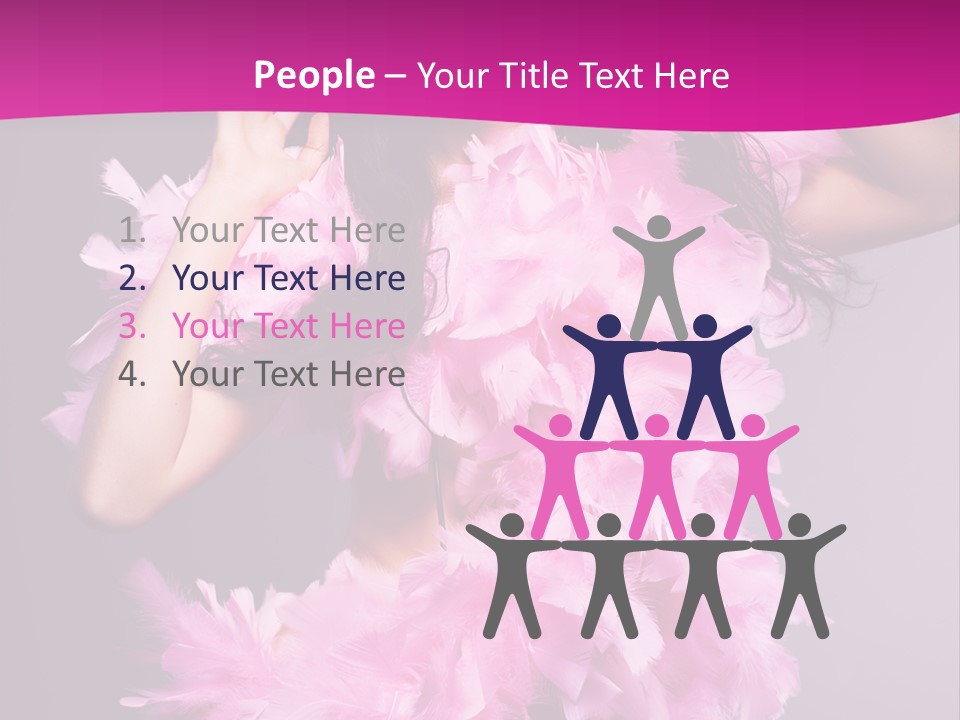 Acting Caucasian Beautiful PowerPoint Template