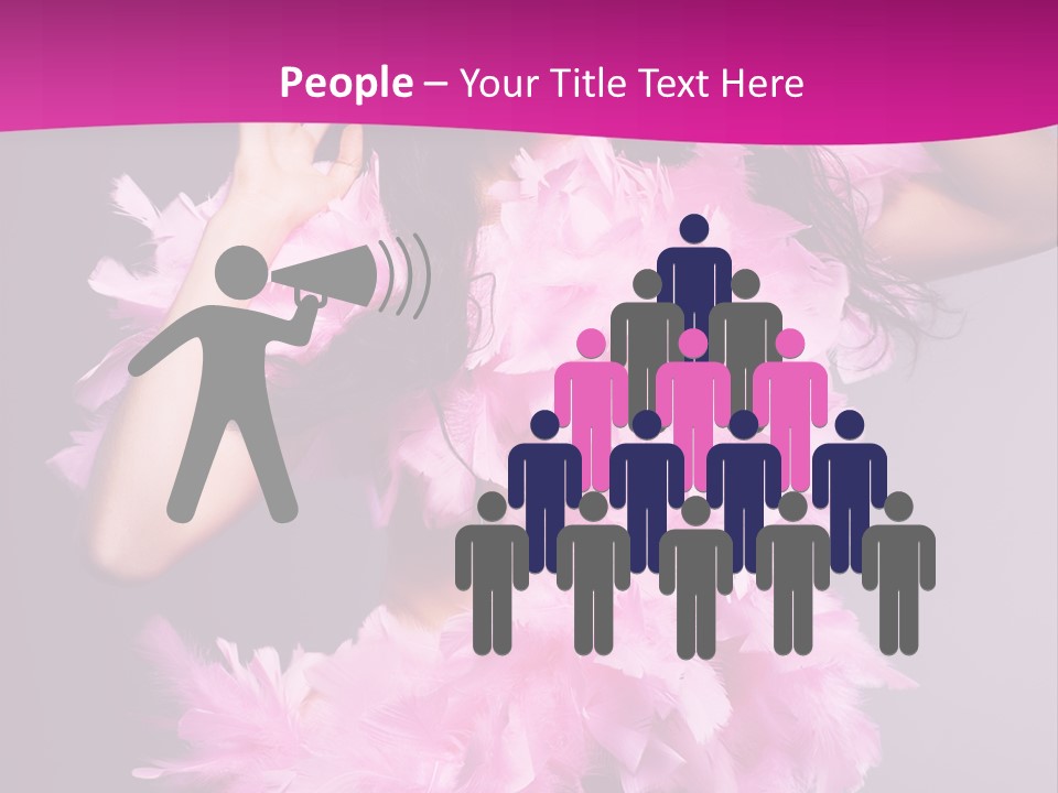 Acting Caucasian Beautiful PowerPoint Template