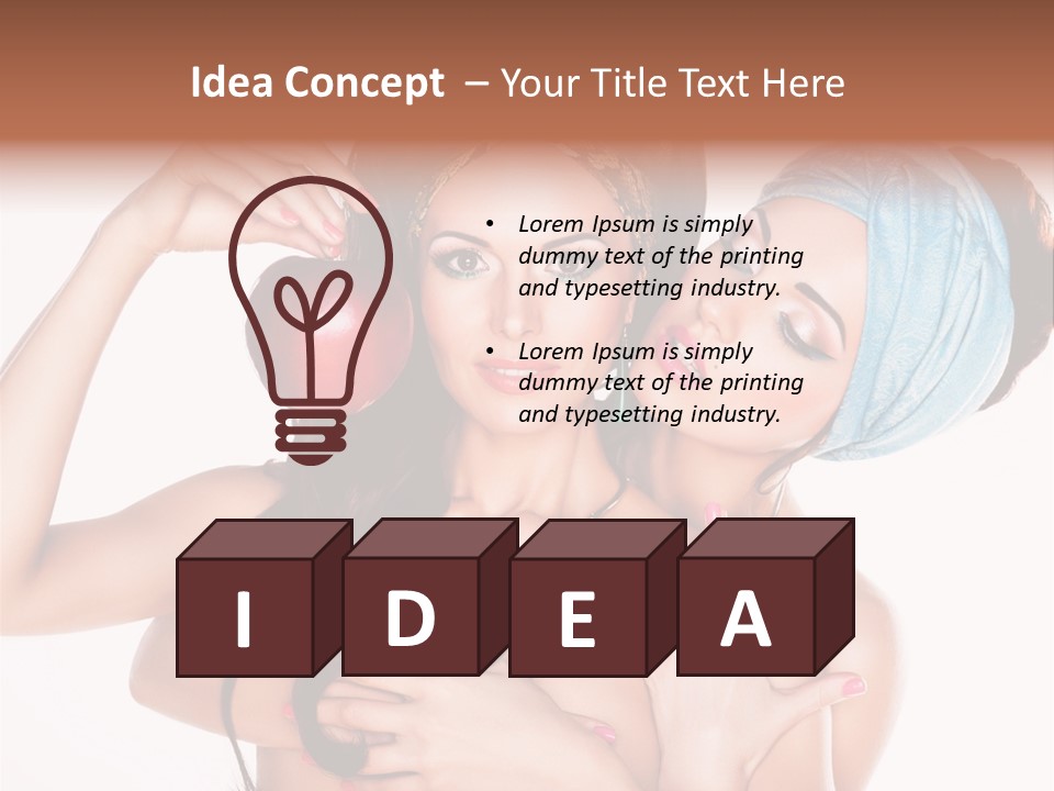 Adult Together Passion PowerPoint Template