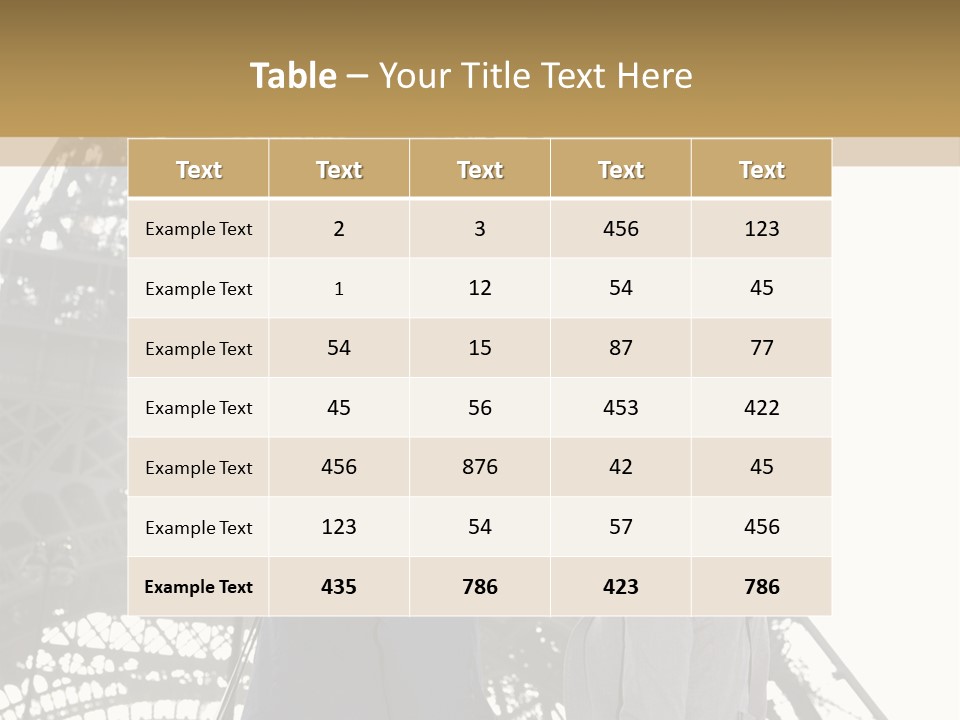 Monument Ville Regard PowerPoint Template