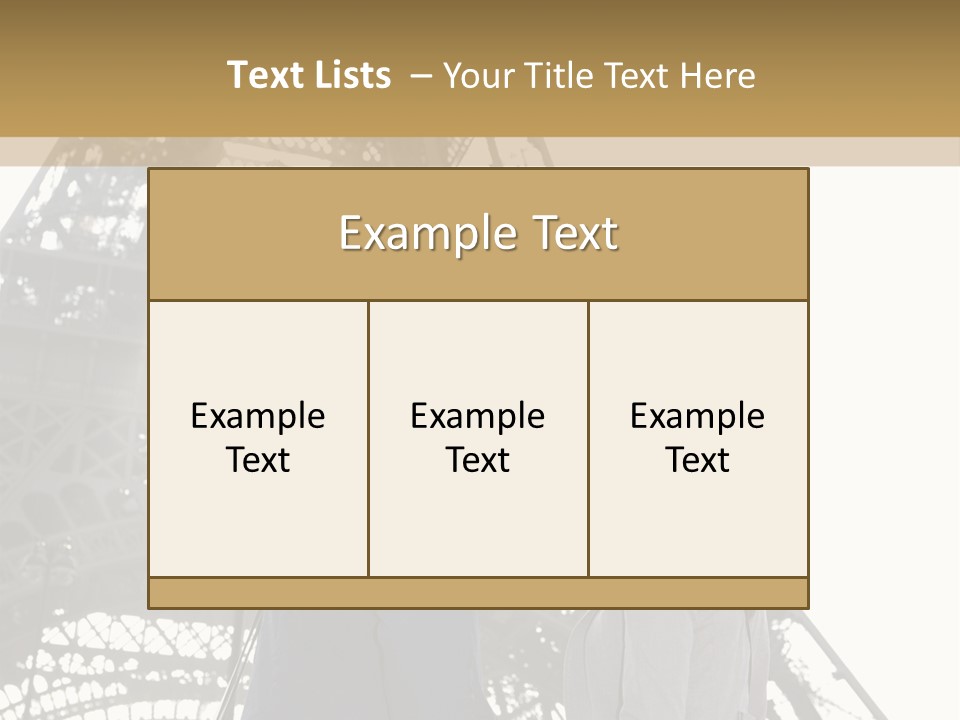Monument Ville Regard PowerPoint Template