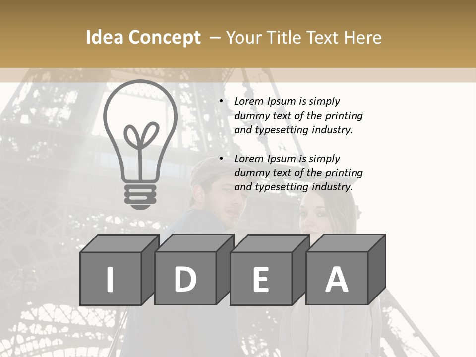 Monument Ville Regard PowerPoint Template