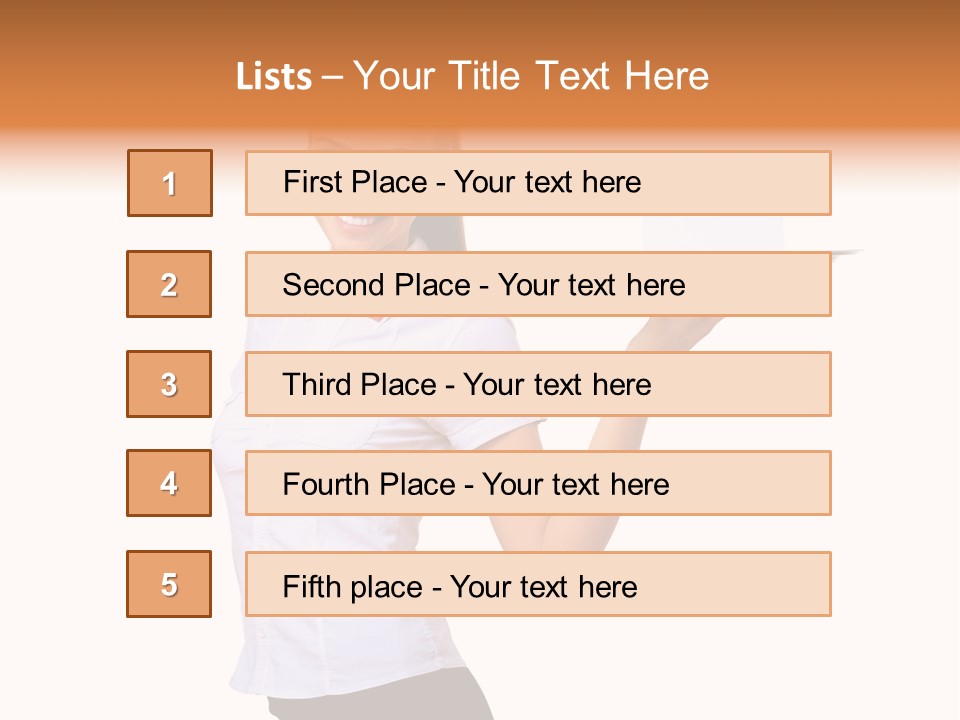 Portrait Food Male PowerPoint Template