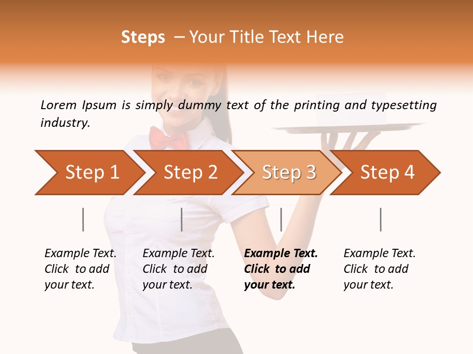 Portrait Food Male PowerPoint Template