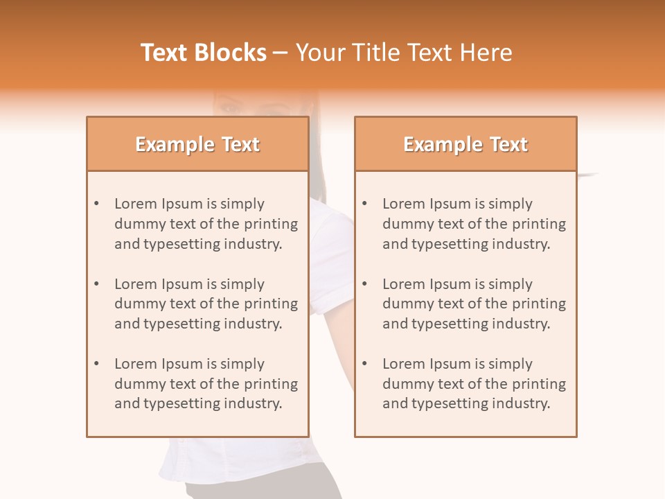 Portrait Food Male PowerPoint Template