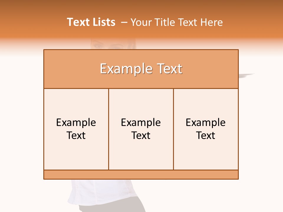 Portrait Food Male PowerPoint Template