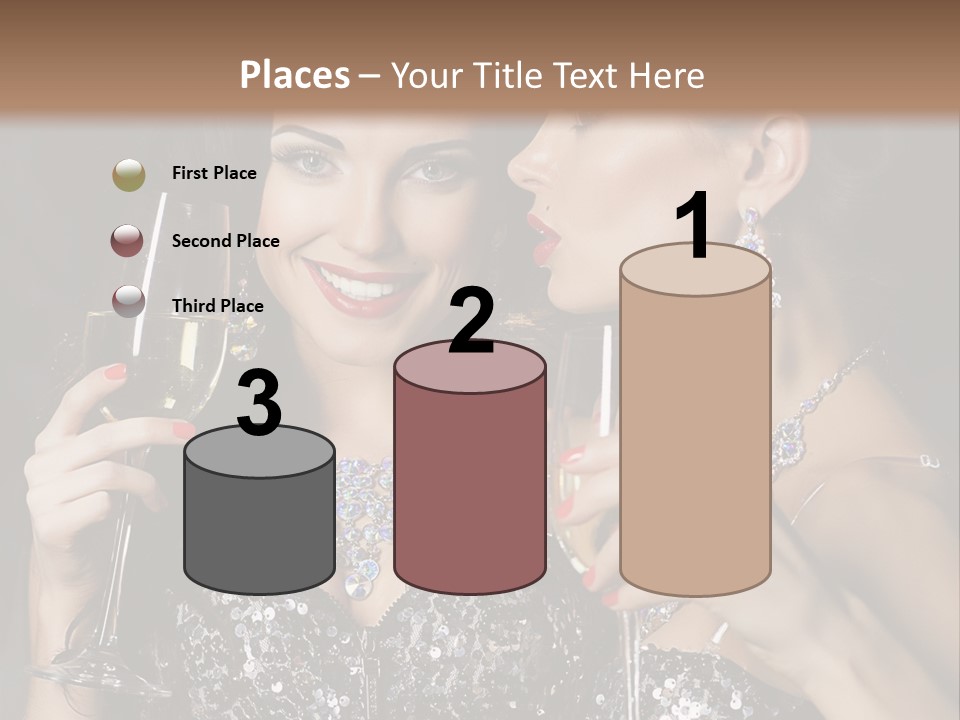 Dress People Christmas PowerPoint Template