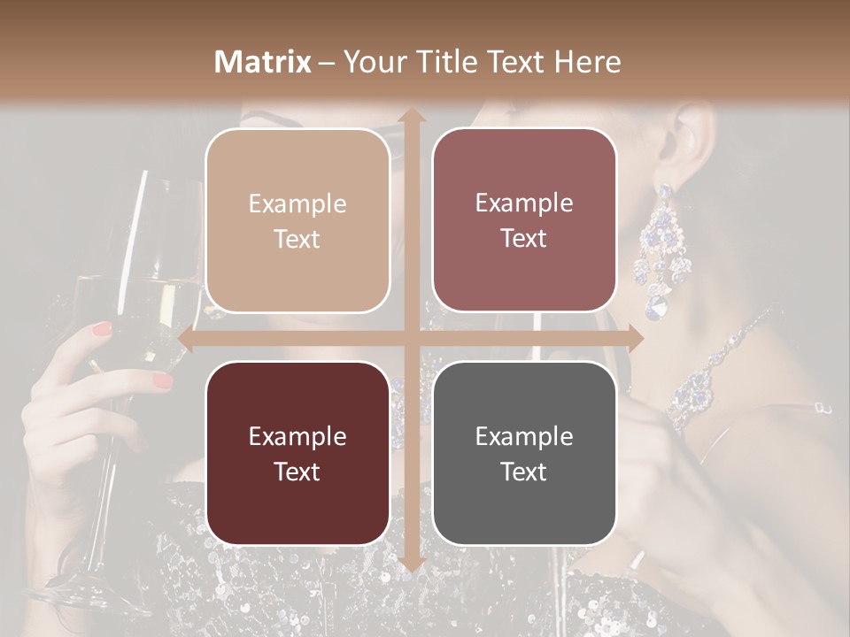 Dress People Christmas PowerPoint Template