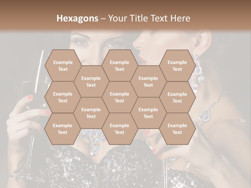 Dress People Christmas PowerPoint Template