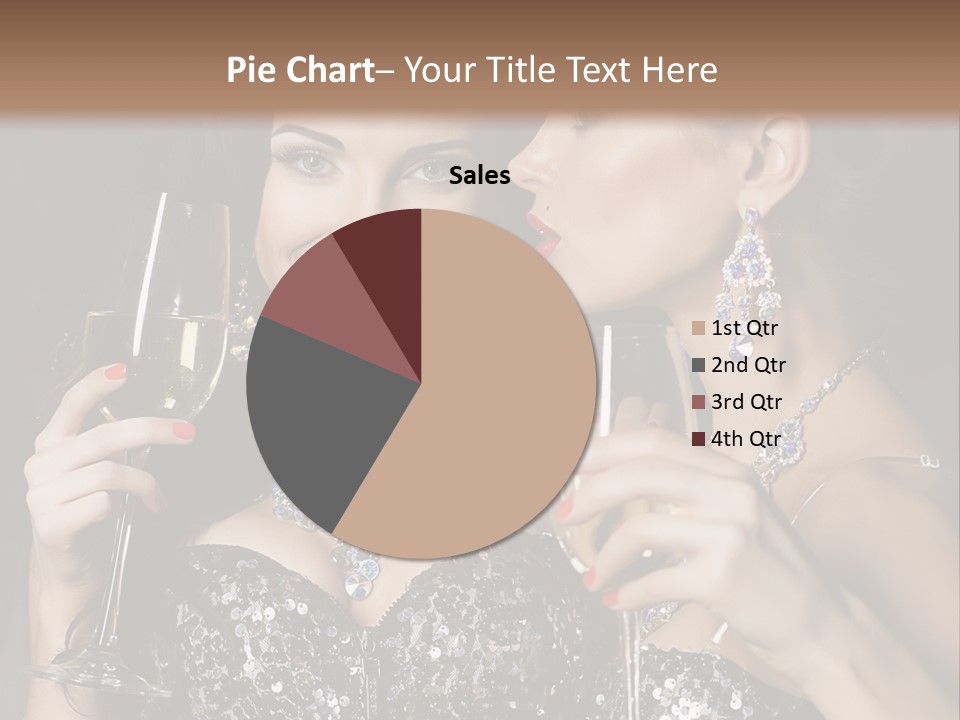 Dress People Christmas PowerPoint Template