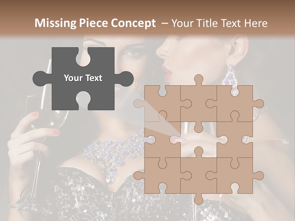 Dress People Christmas PowerPoint Template