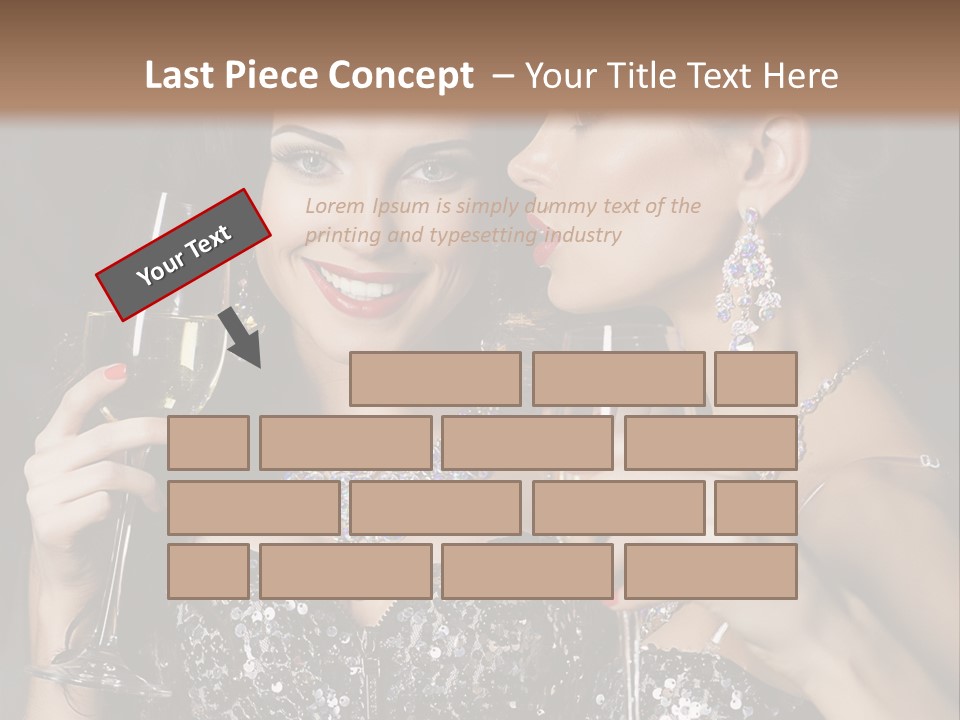 Dress People Christmas PowerPoint Template