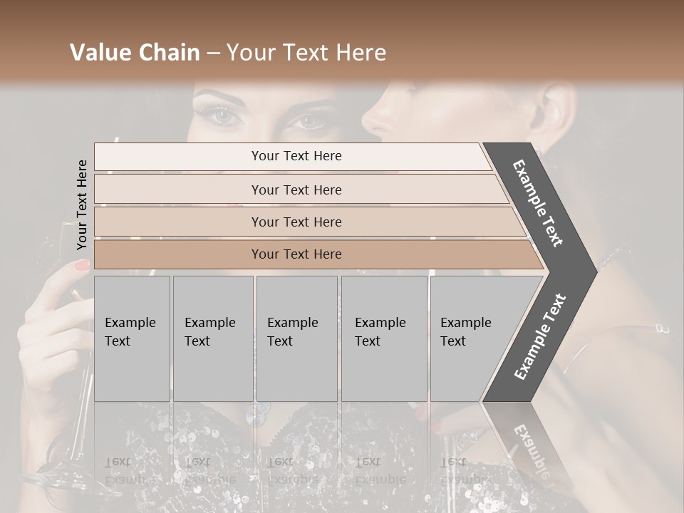 Dress People Christmas PowerPoint Template