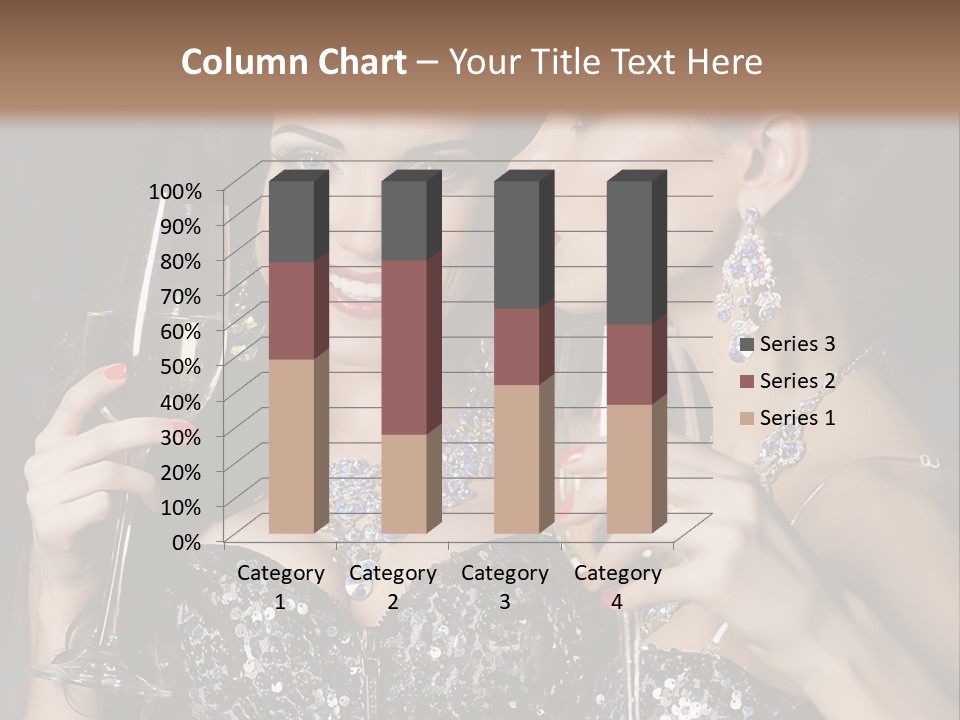 Dress People Christmas PowerPoint Template