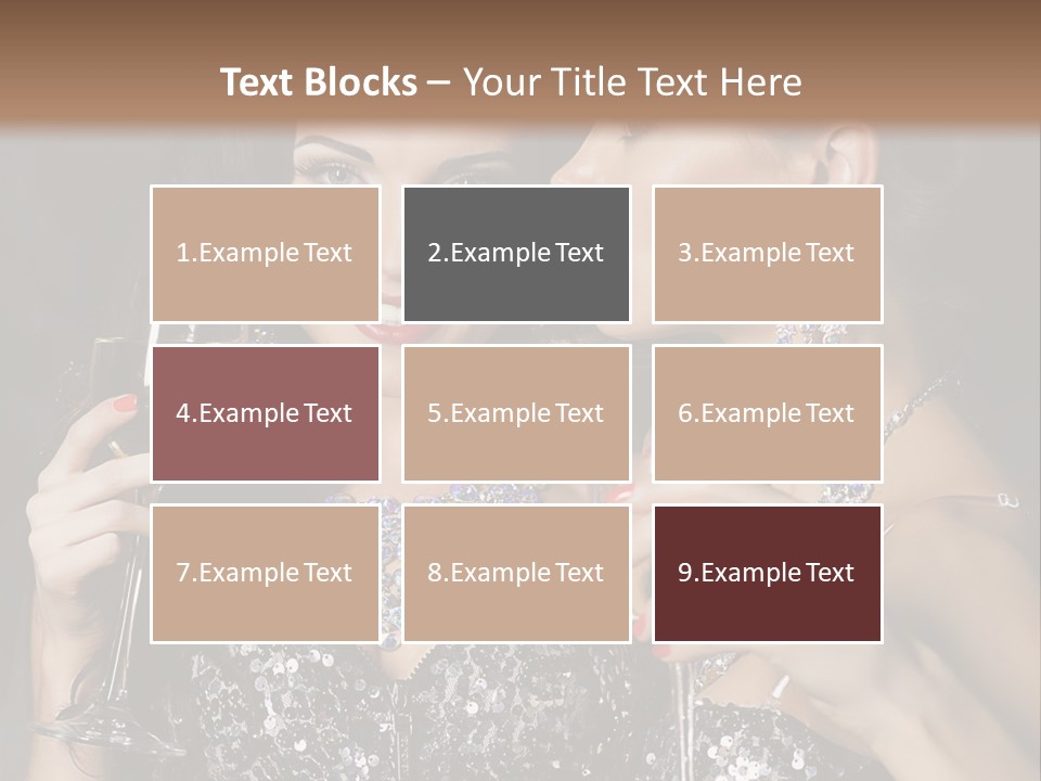 Dress People Christmas PowerPoint Template