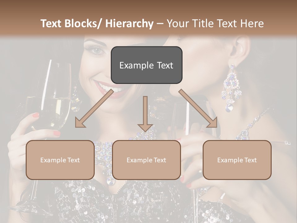 Dress People Christmas PowerPoint Template