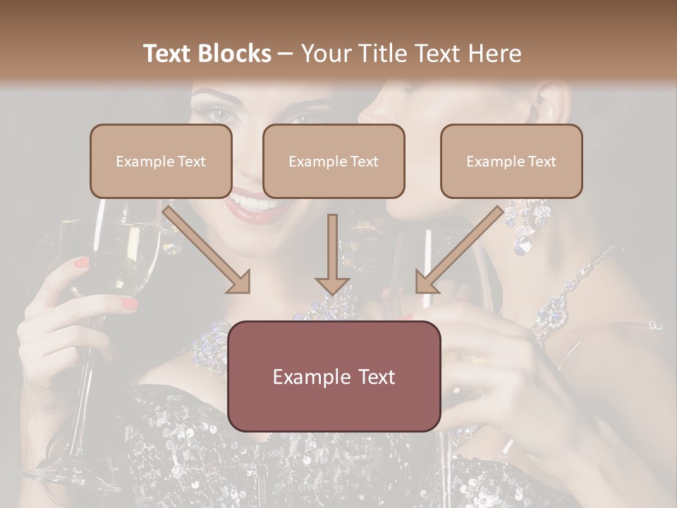 Dress People Christmas PowerPoint Template