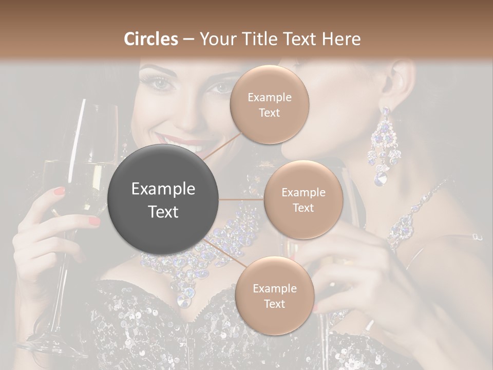 Dress People Christmas PowerPoint Template