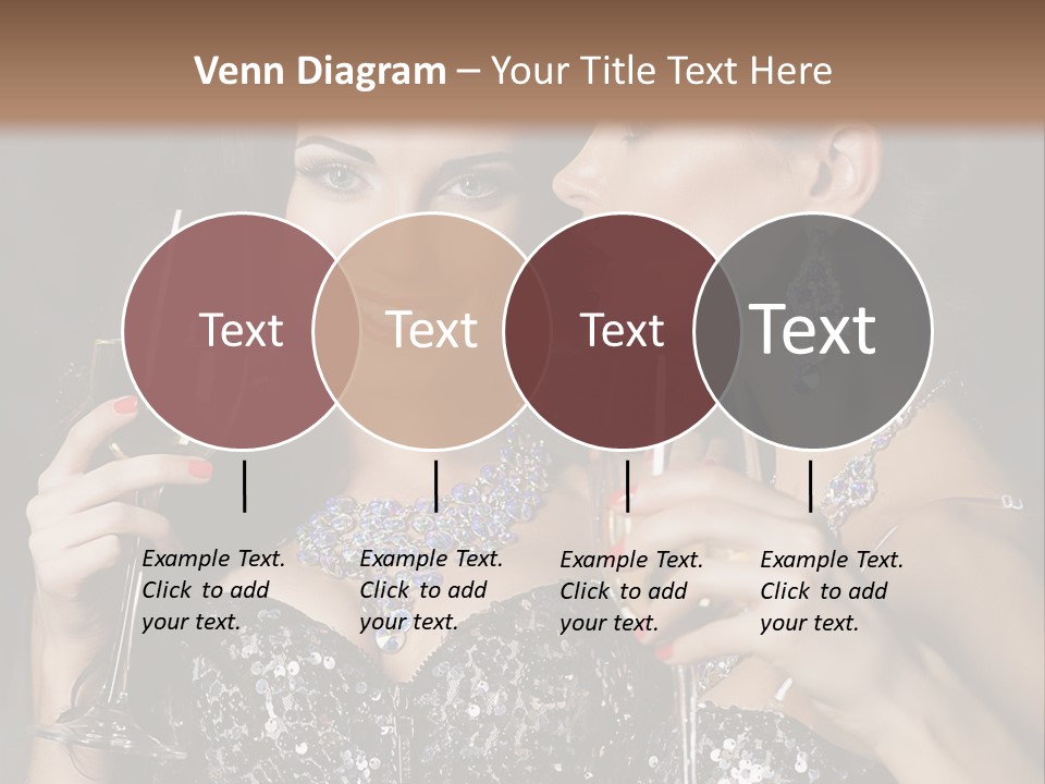 Dress People Christmas PowerPoint Template