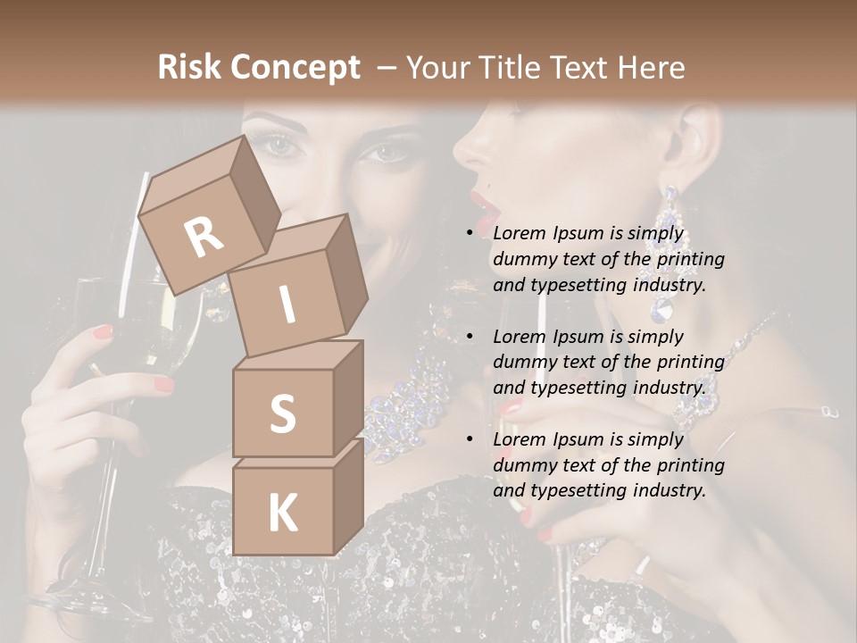 Dress People Christmas PowerPoint Template