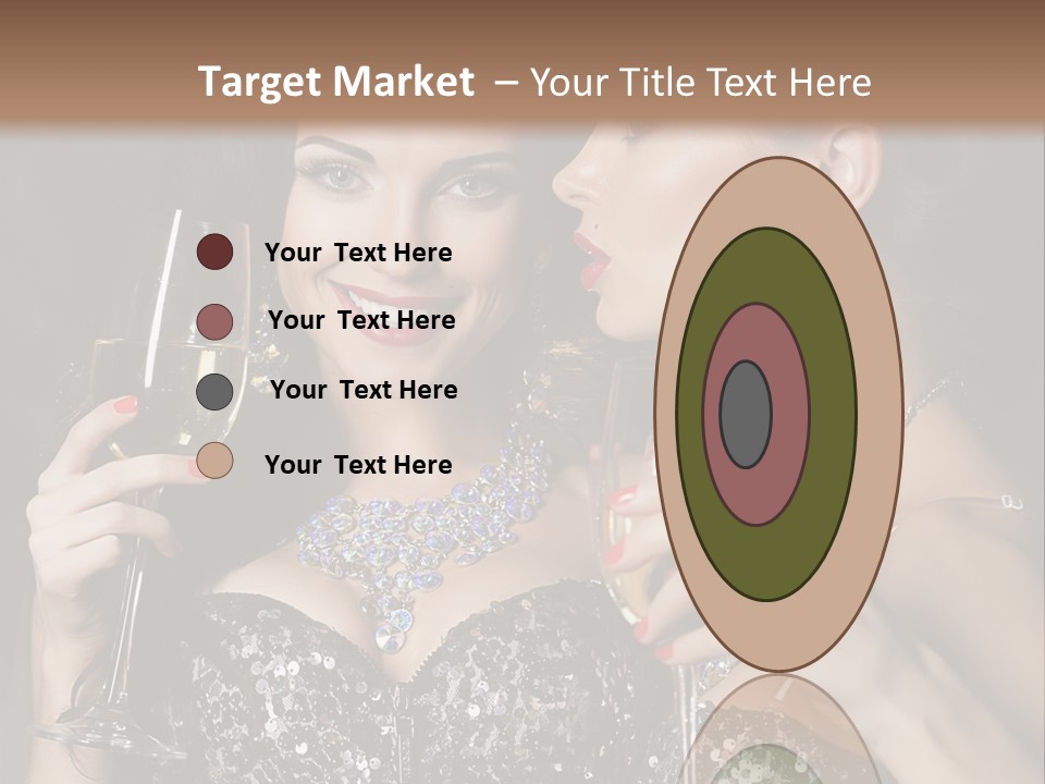 Dress People Christmas PowerPoint Template