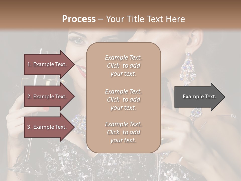 Dress People Christmas PowerPoint Template