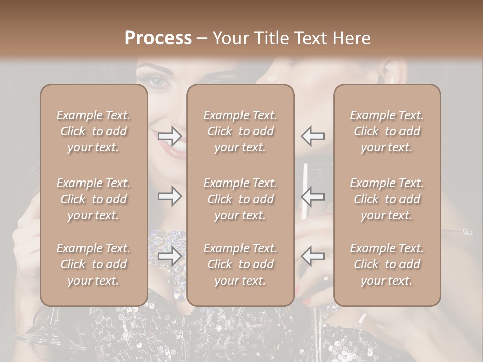 Dress People Christmas PowerPoint Template