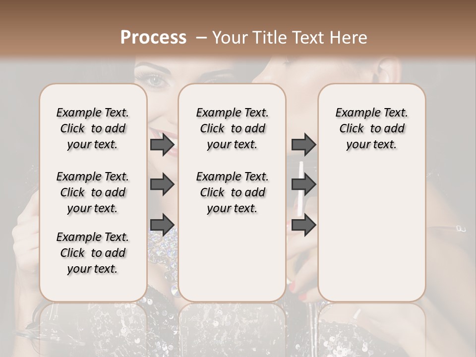 Dress People Christmas PowerPoint Template