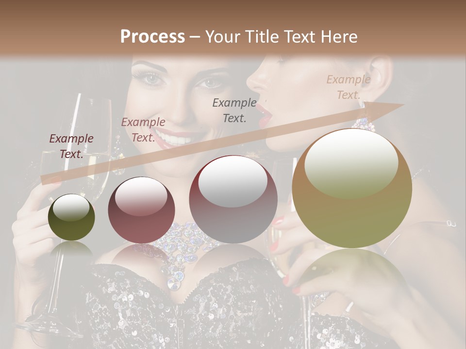 Dress People Christmas PowerPoint Template