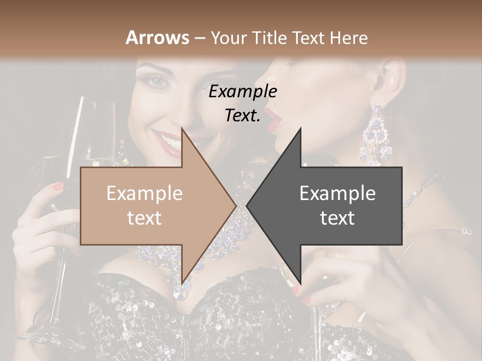 Dress People Christmas PowerPoint Template