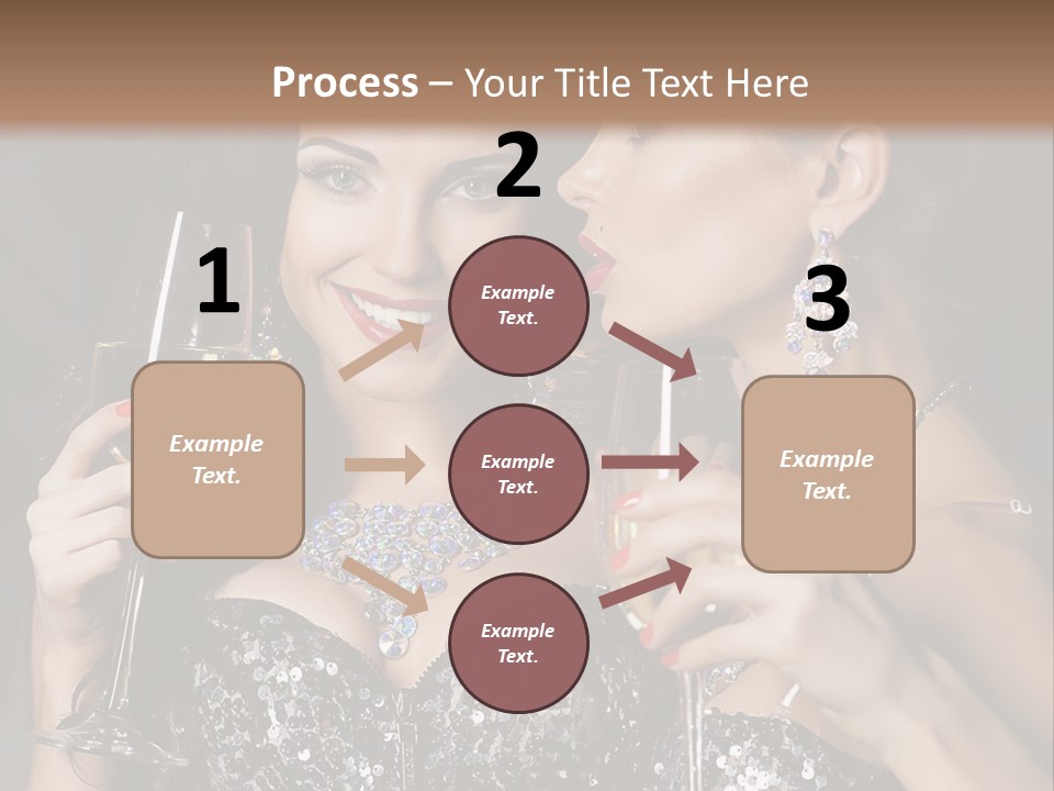 Dress People Christmas PowerPoint Template