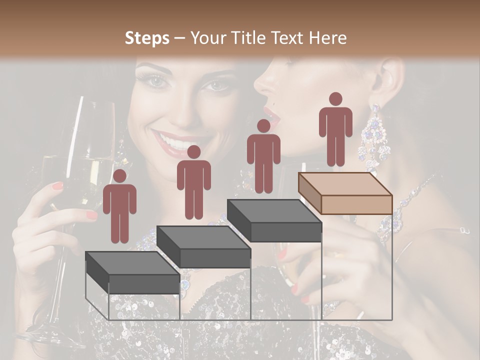 Dress People Christmas PowerPoint Template