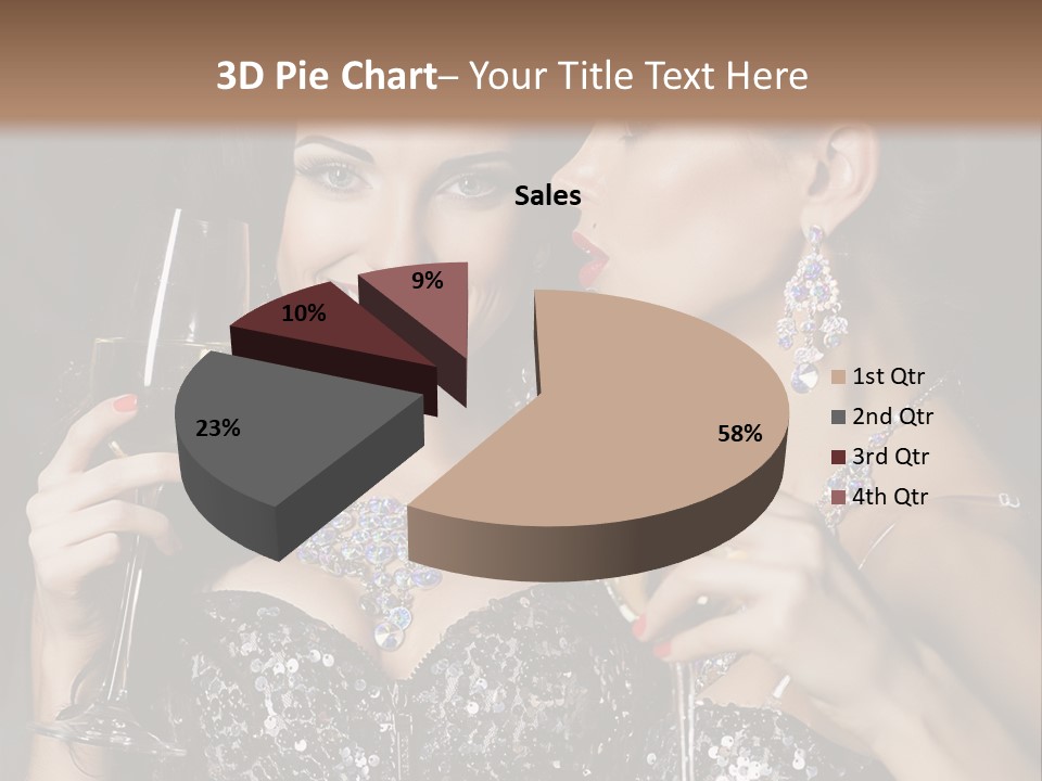 Dress People Christmas PowerPoint Template