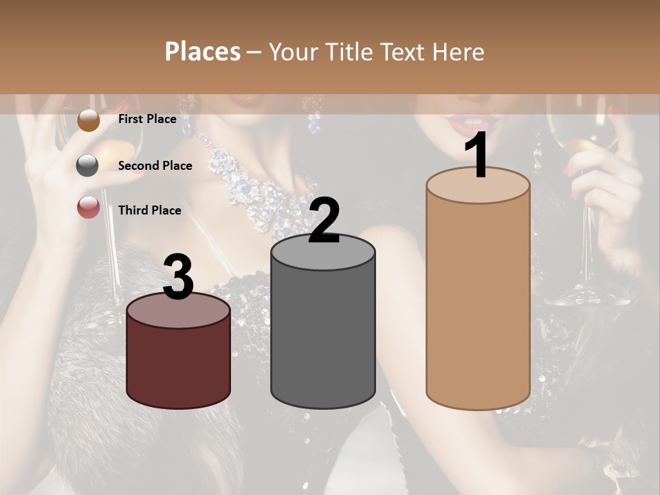 Bar Partying Smile PowerPoint Template