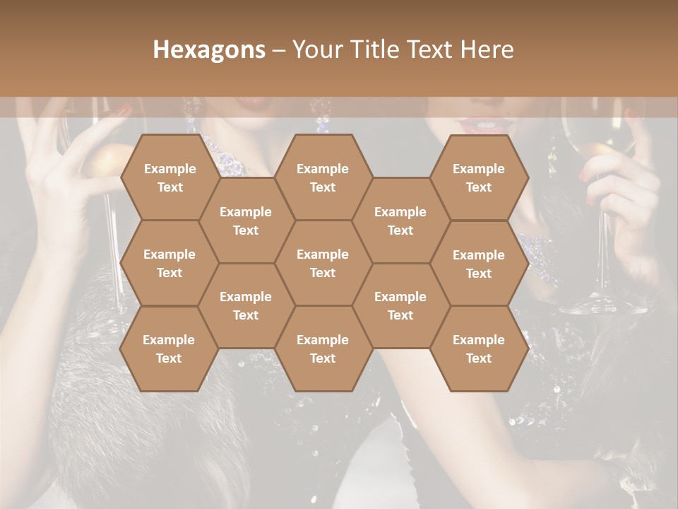 Bar Partying Smile PowerPoint Template