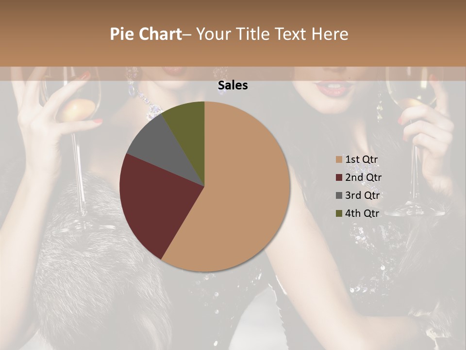 Bar Partying Smile PowerPoint Template