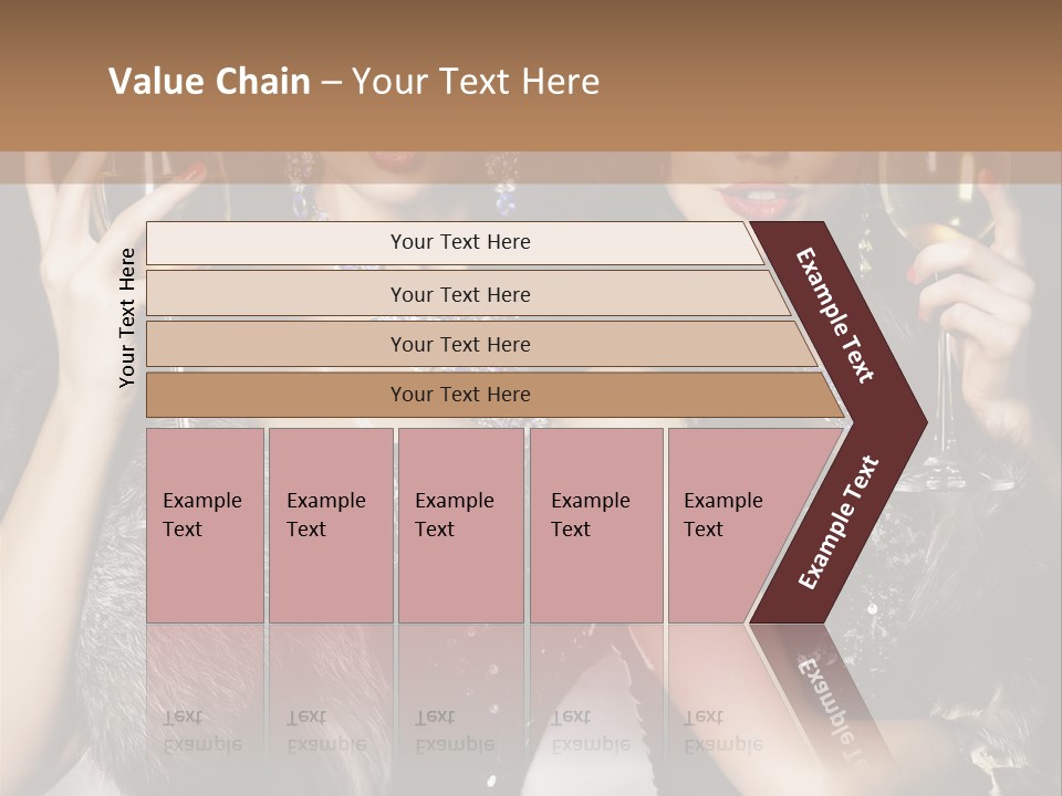 Bar Partying Smile PowerPoint Template
