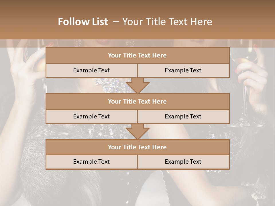 Bar Partying Smile PowerPoint Template