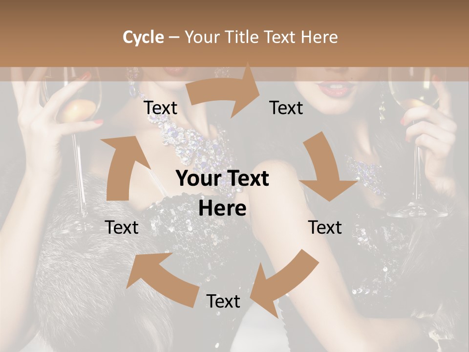 Bar Partying Smile PowerPoint Template