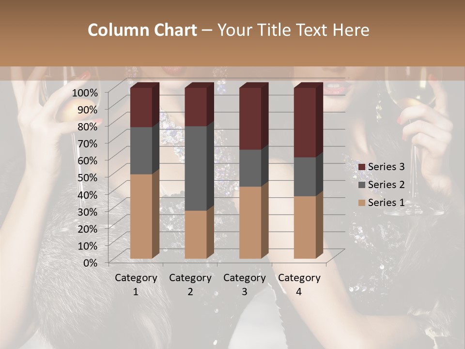 Bar Partying Smile PowerPoint Template
