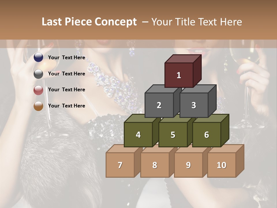 Bar Partying Smile PowerPoint Template