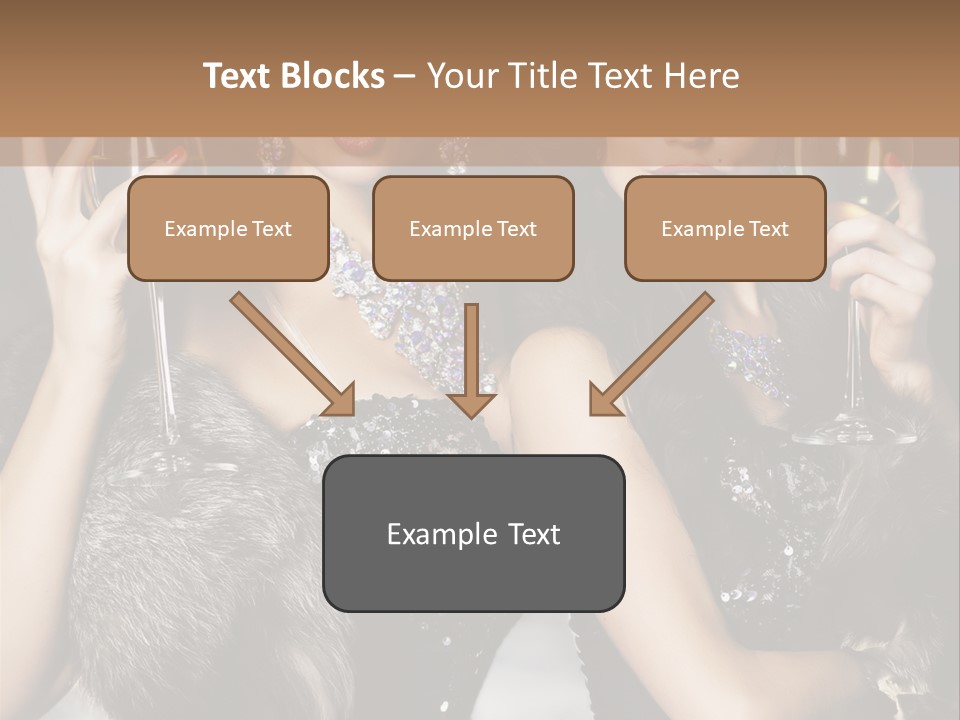 Bar Partying Smile PowerPoint Template