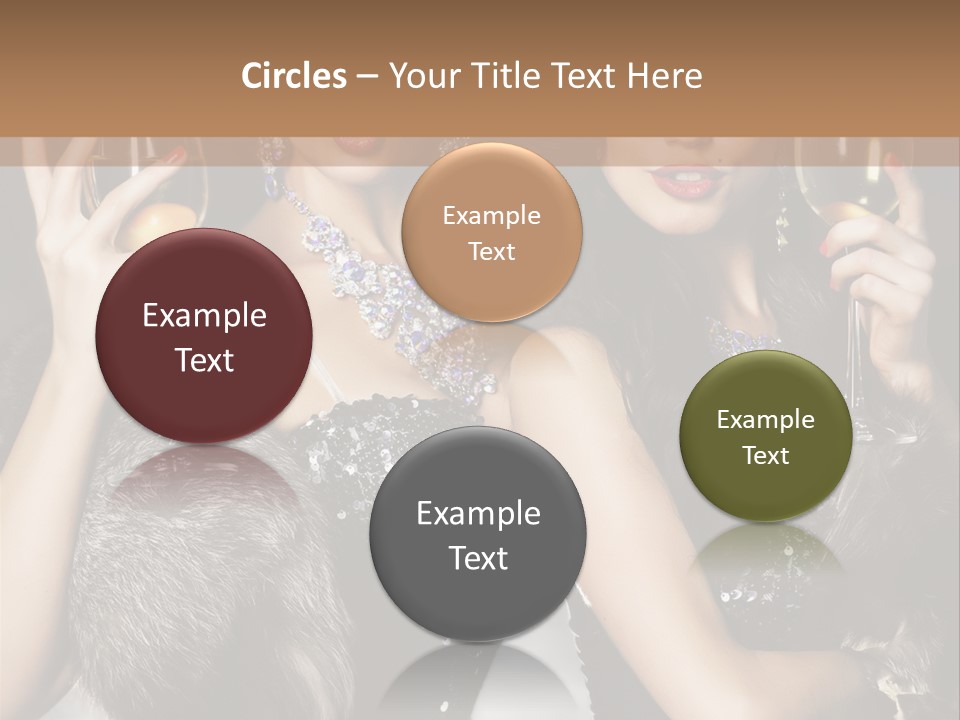 Bar Partying Smile PowerPoint Template