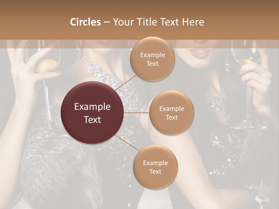 Bar Partying Smile PowerPoint Template