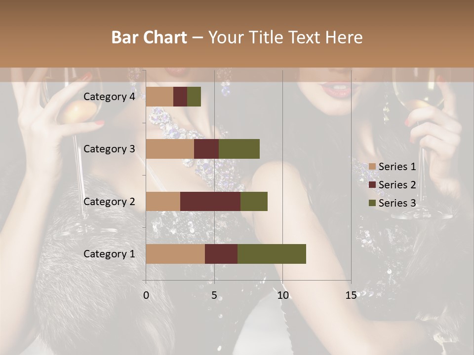 Bar Partying Smile PowerPoint Template