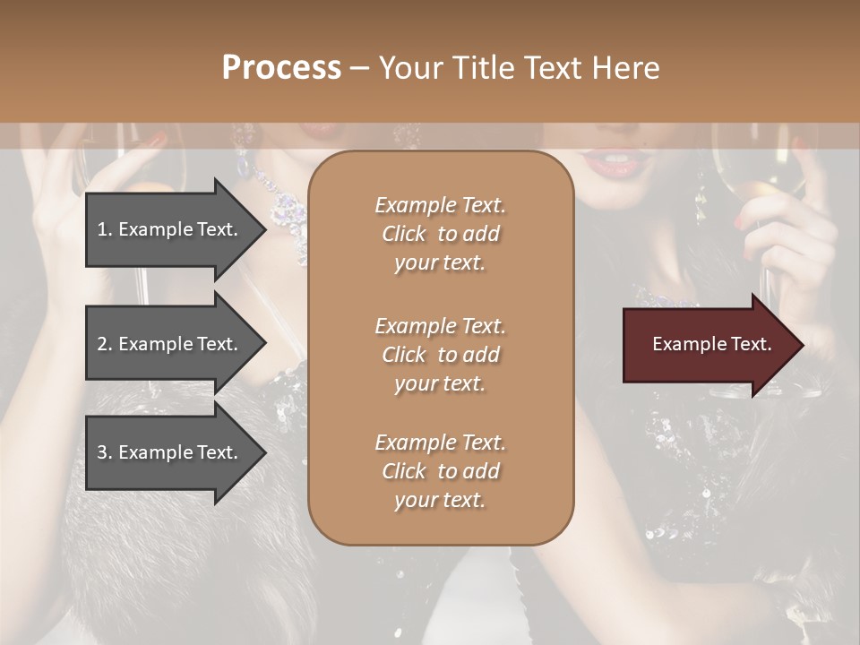 Bar Partying Smile PowerPoint Template