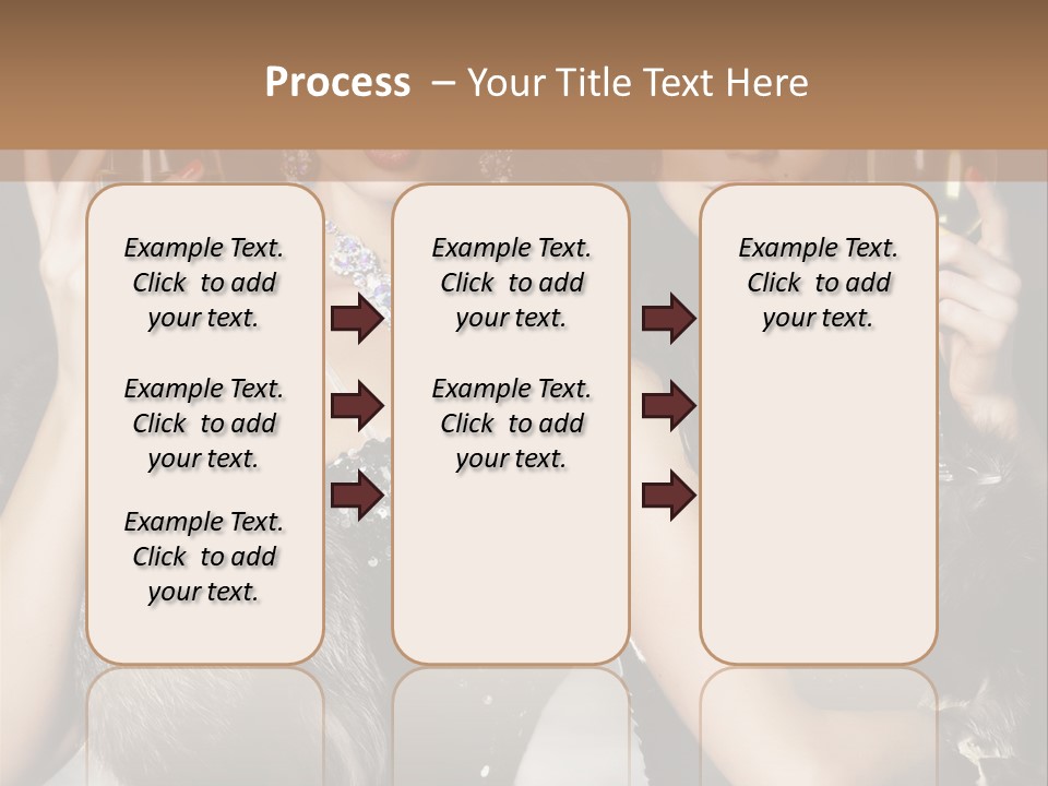 Bar Partying Smile PowerPoint Template