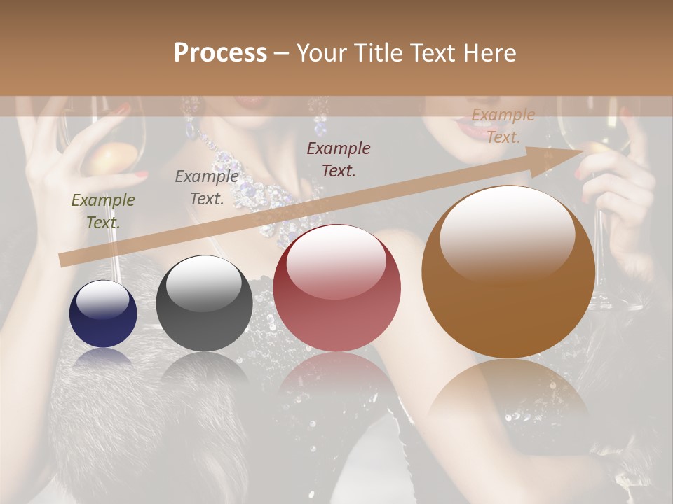 Bar Partying Smile PowerPoint Template