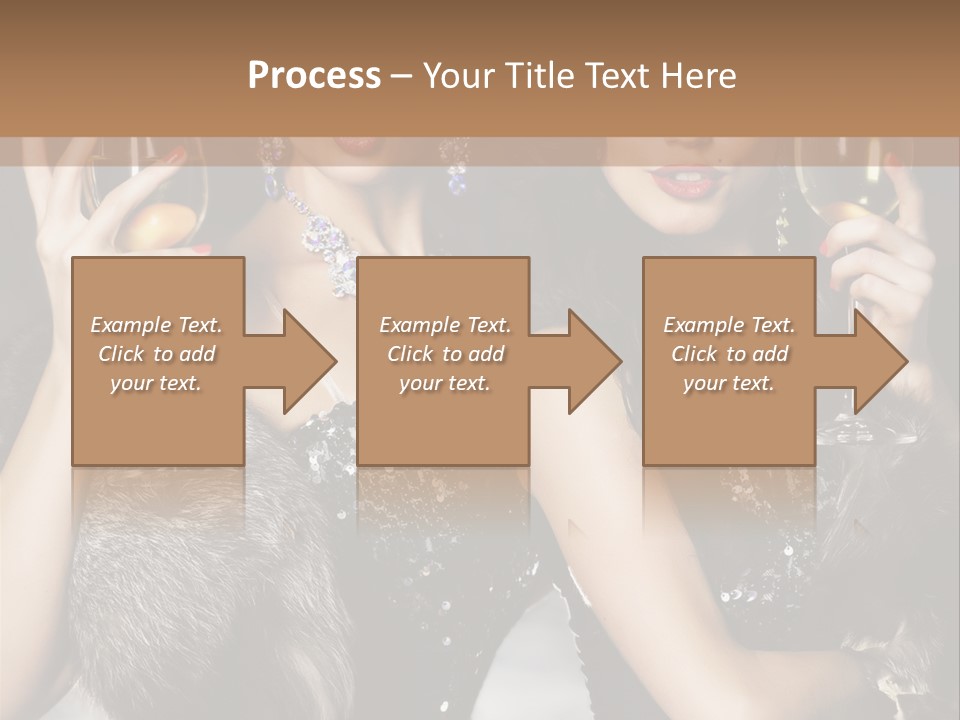 Bar Partying Smile PowerPoint Template