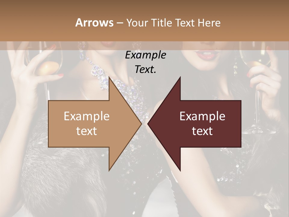 Bar Partying Smile PowerPoint Template